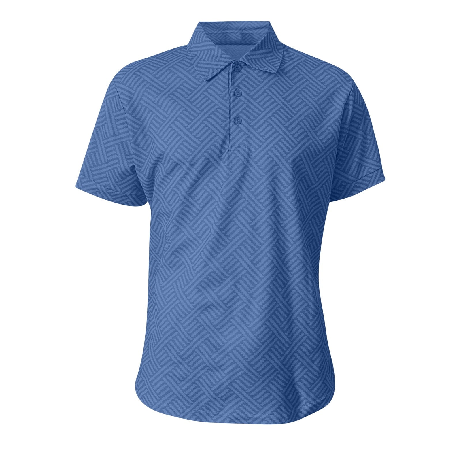 safuny Men's Loose Pullover Trendy Quarter Button Lapel Tees Summer Relaxed Solid Color Tops Clearance Activewear Casual Workout Short Sleeve Athletic Blue S