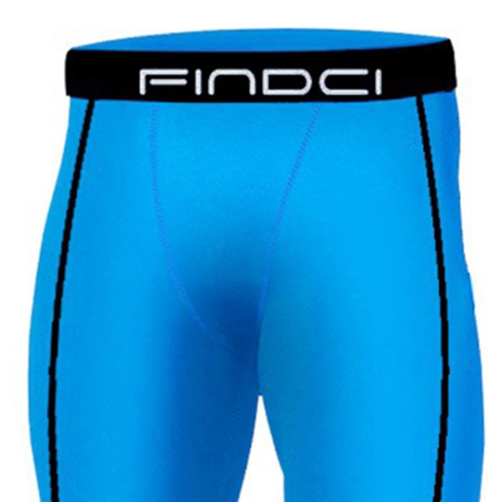 Dagegui Men's Compression Shirt Set Quick Dry Gym Workout Sweatsuits Base Layer 2 Piece Sets Activewear Tracksuits Outfits Today Clearance Sky Blue S