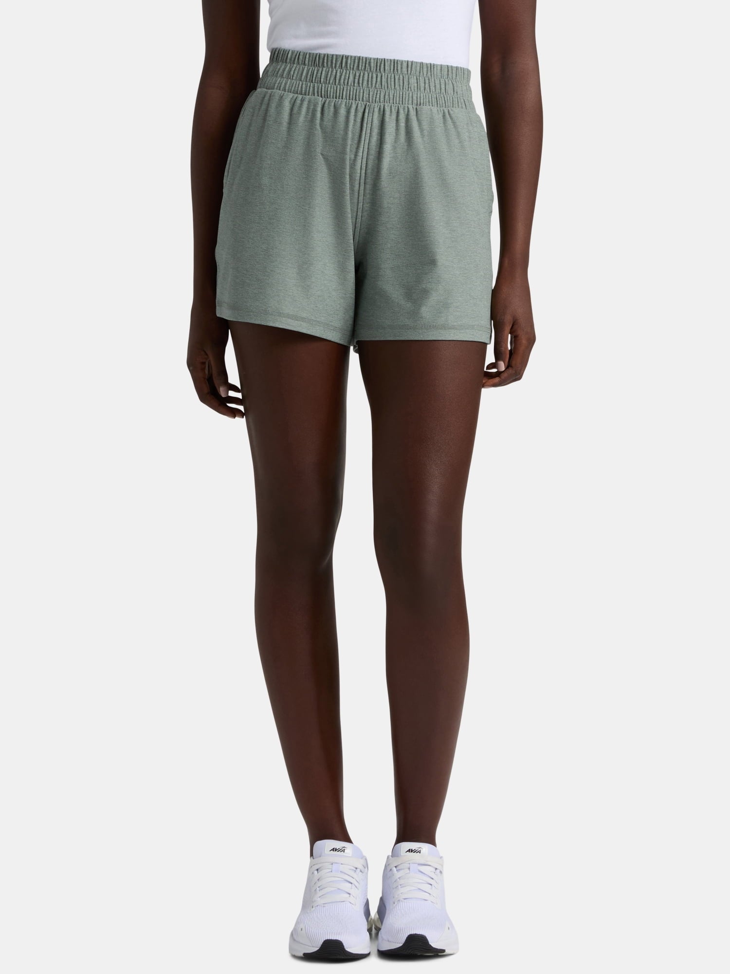 Athletic Works Women's and Women’s Plus ButterCore Soft Performance Gym Shorts, Available in 1, 2 and 5-Pack, Sizes XS-4X