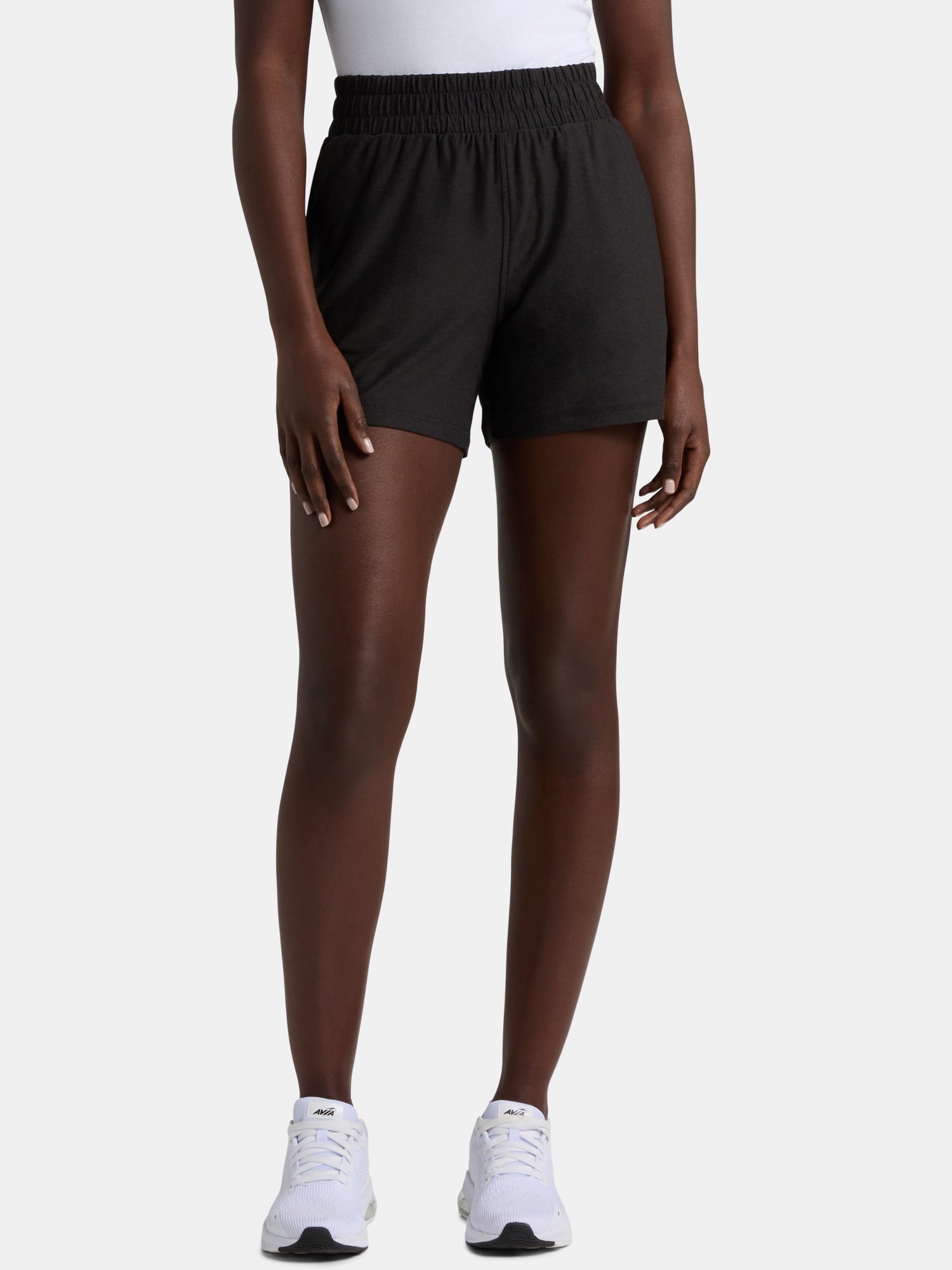 Athletic Works Women's and Women’s Plus ButterCore Soft Performance Gym Shorts, Available in 1, 2 and 5-Pack, Sizes XS-4X