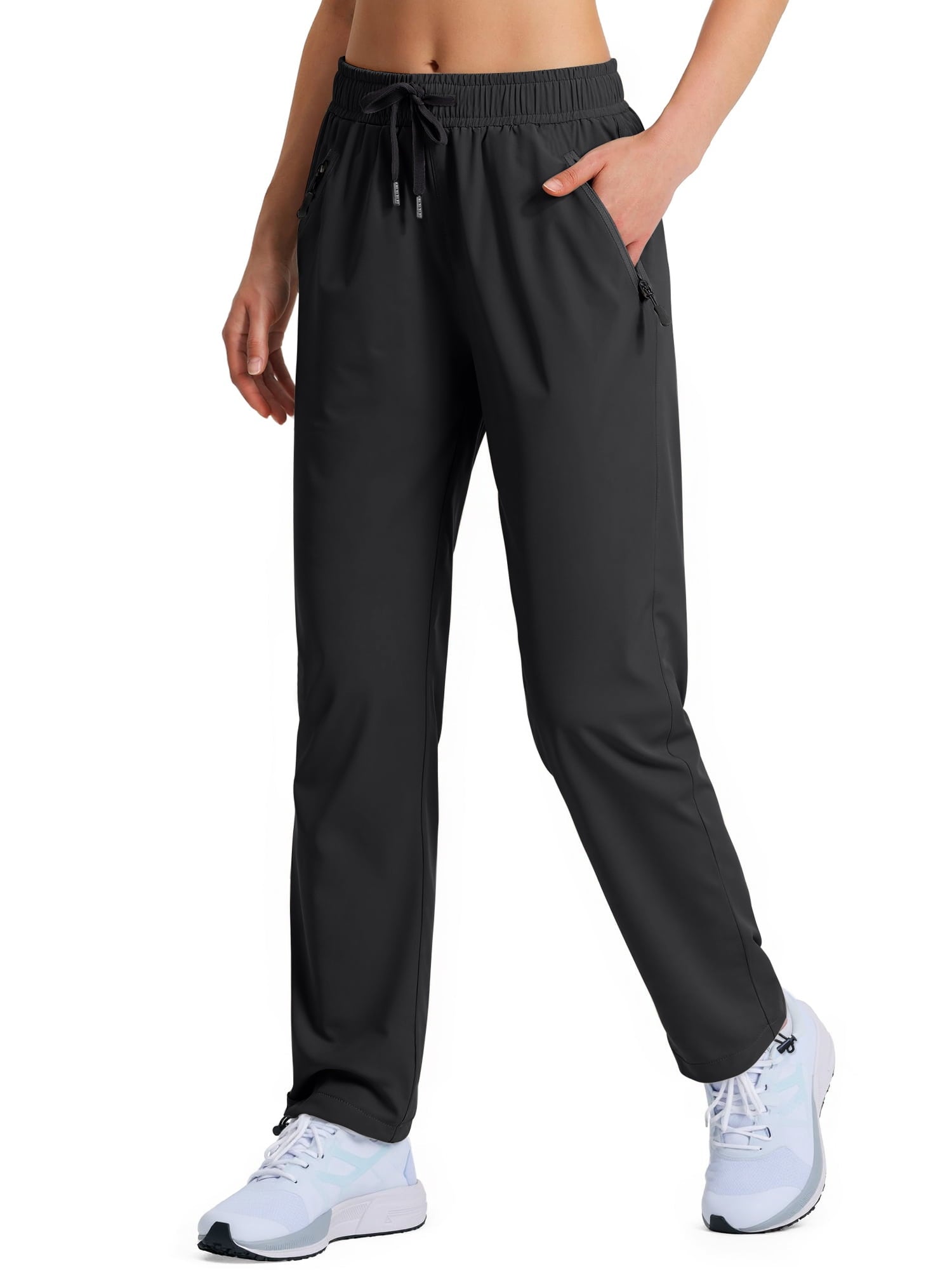 Rosvigor Womens Hiking Pants Lightweight Cargo Joggers Quick Dry Pants Athletic Travel Trousers