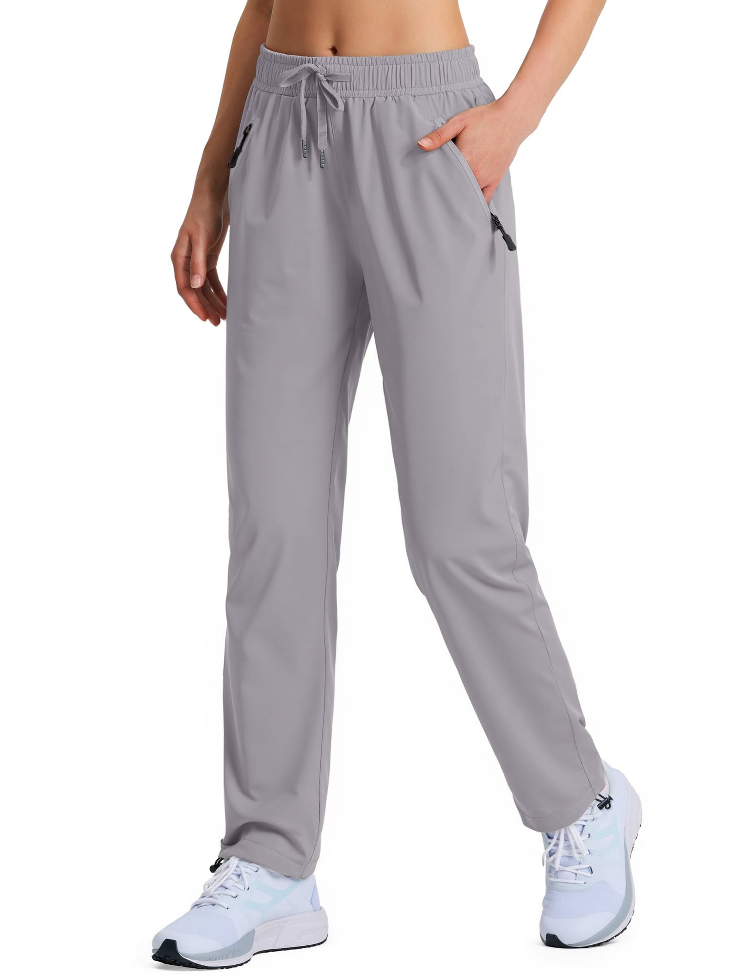 Rosvigor Womens Hiking Pants Lightweight Cargo Joggers Quick Dry Pants Athletic Travel Trousers