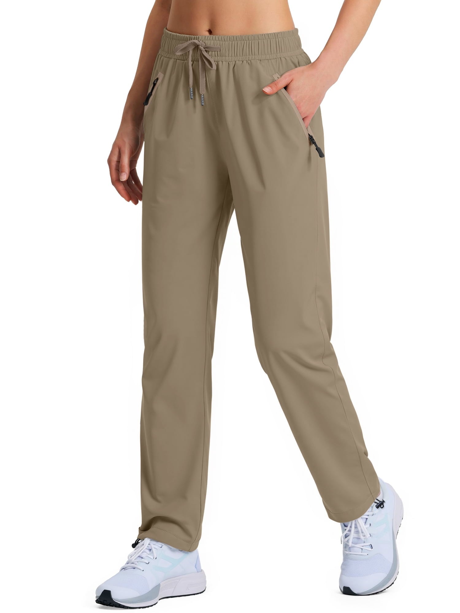 Rosvigor Womens Hiking Pants Lightweight Cargo Joggers Quick Dry Pants Athletic Travel Trousers