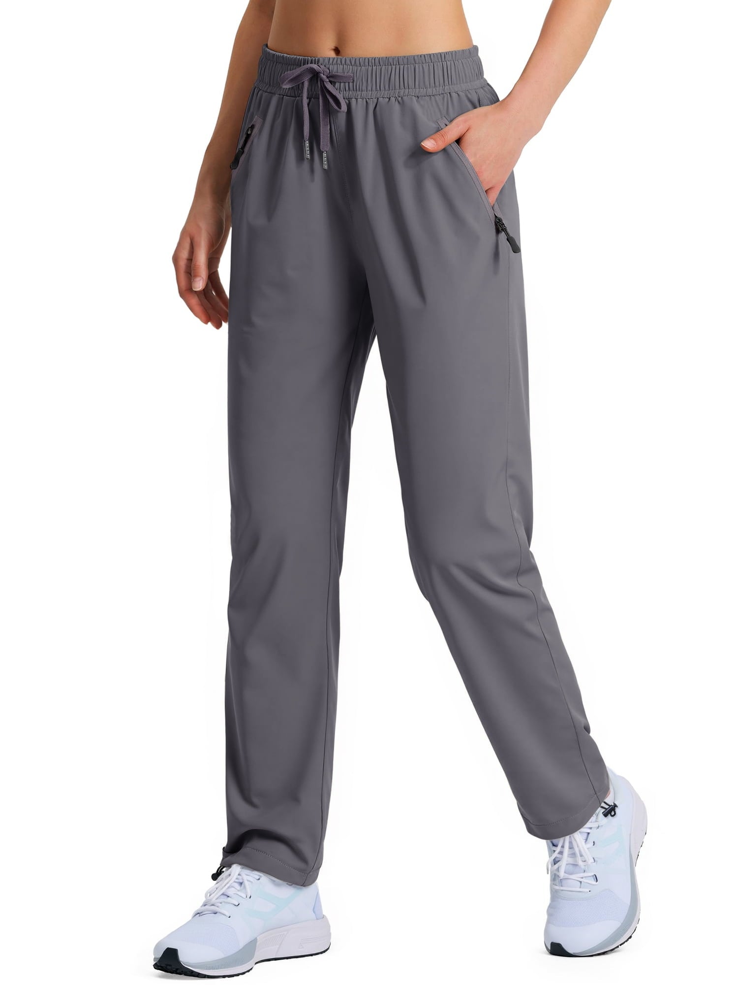 Rosvigor Womens Hiking Pants Lightweight Cargo Joggers Quick Dry Pants Athletic Travel Trousers