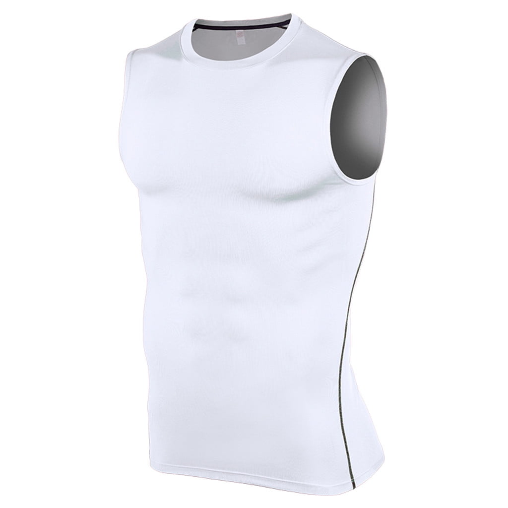 Men’s Sports Vest, Stretch Tight Fitness Apparel for Gym Training and Running, Speed Dry Workout Gear, Activewear for Outdoor Exercise